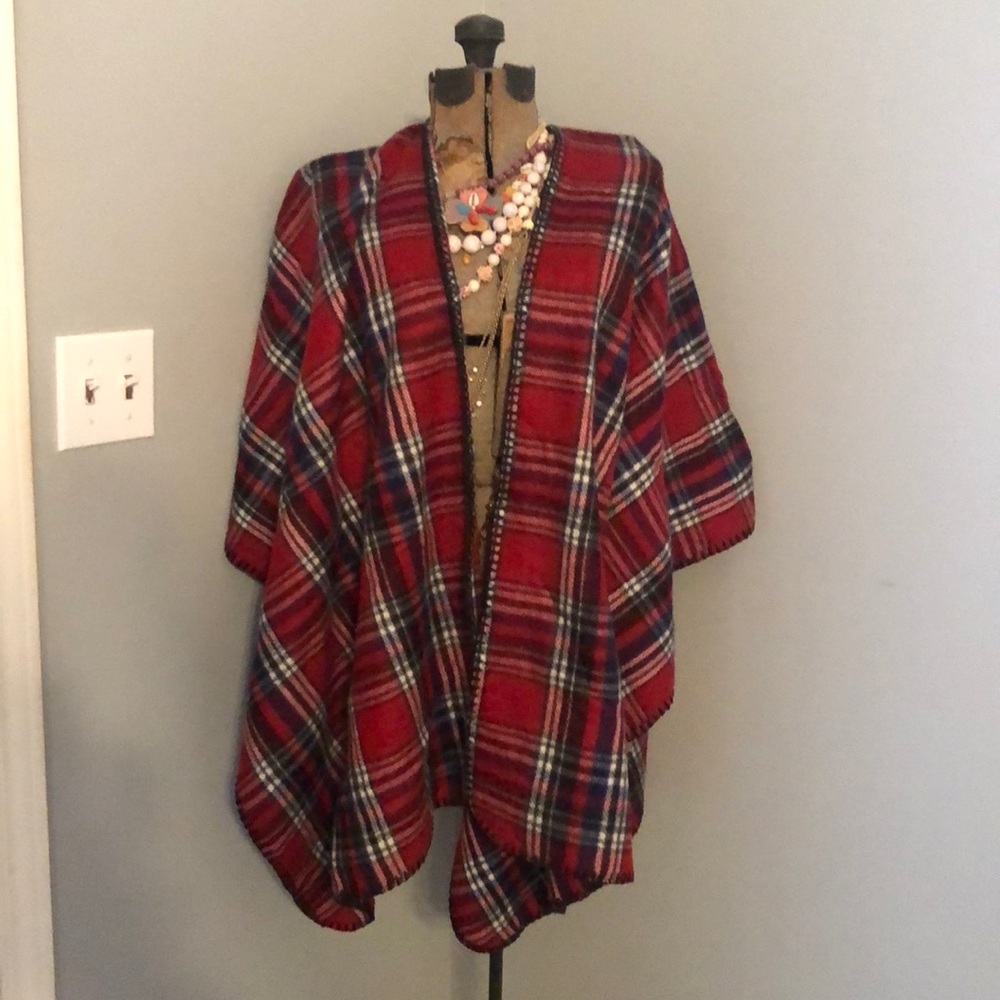 Tartan Plaid Cape